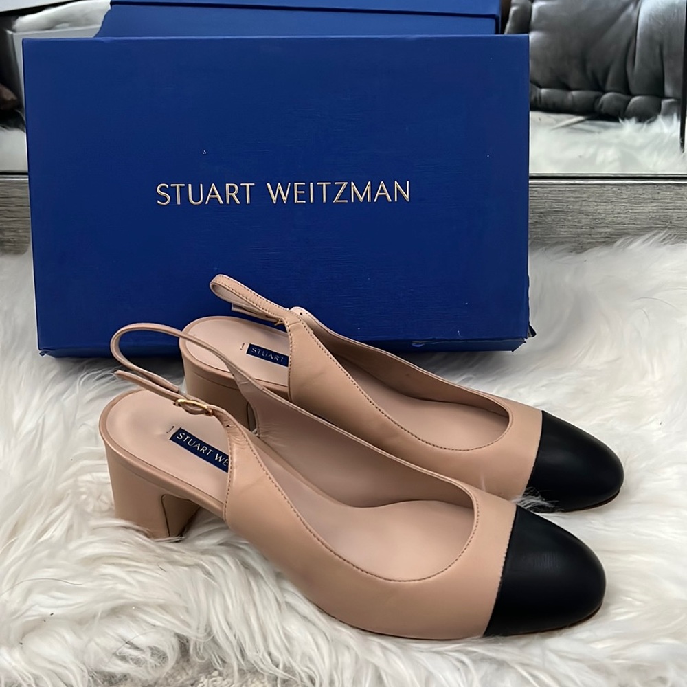 🎉NEW ITEM🎉 NIB Loraina Leather Slingback Pump